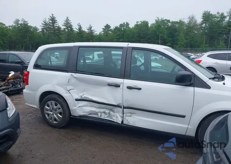 2016 Dodge Grand Caravan American Value Pkg from USA, damaged, VIN 2C4RDGBG6GR169714